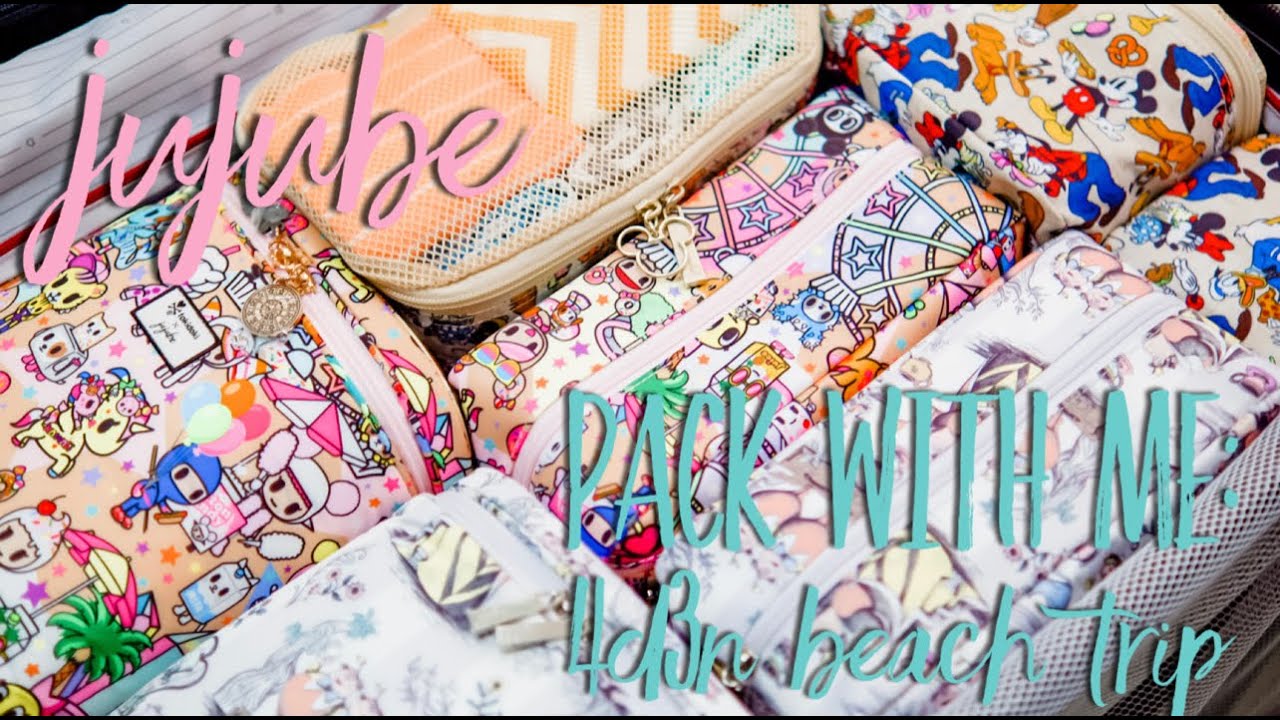 JuJuBe Diaper Bags | Pack With Me 4D3N Beach Trip via Air Travel with a Toddler