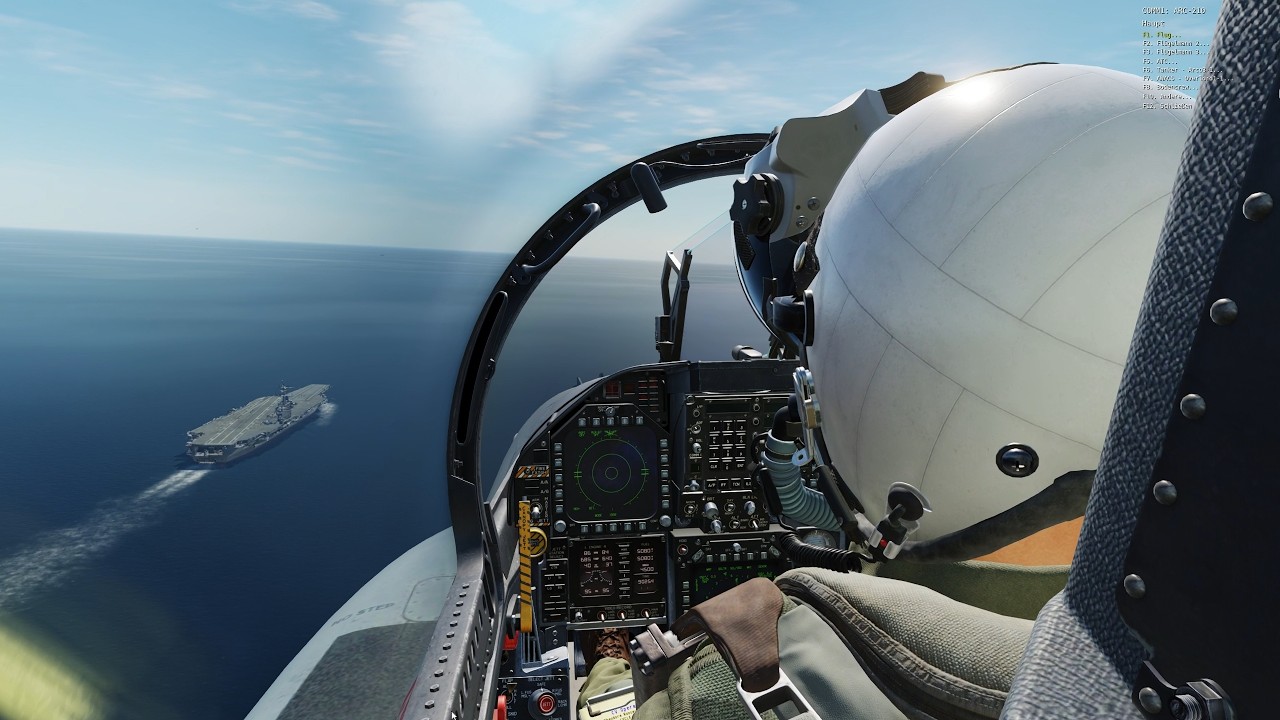 F/A-18C Case I Recovery and CAT 2 Parking | SUMSUP 25 | vCVW-22 | DCS World