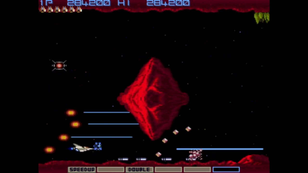 (CC) Gradius (Arcade) - 2-ALL No Miss Hardest Clear (1,209,800 to 3-4)