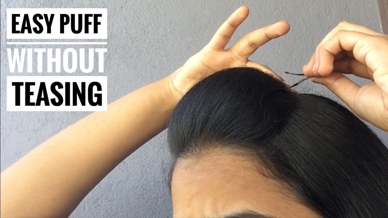 2 Easy Puff Hairstyles | How to Make Perfect Puff | Easy Hairstyles | NandysPages