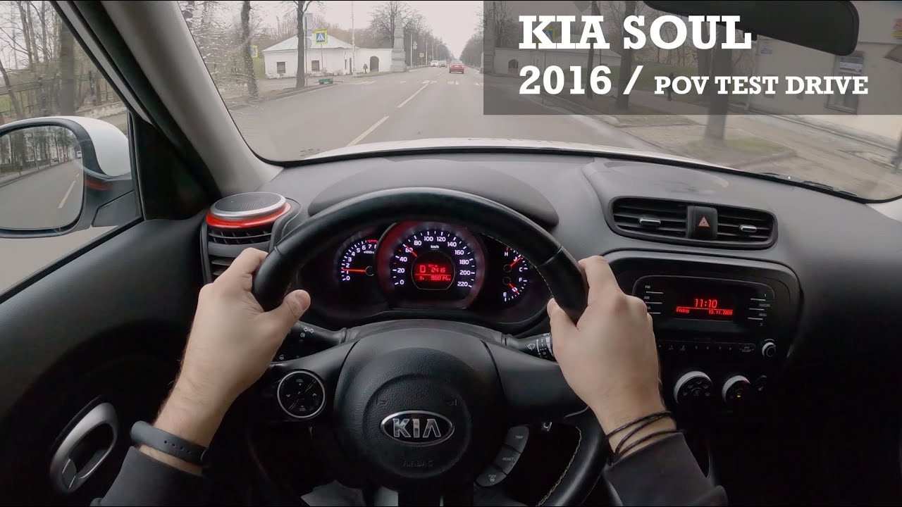 2016 KIA SOUL / 4K POV Test Drive