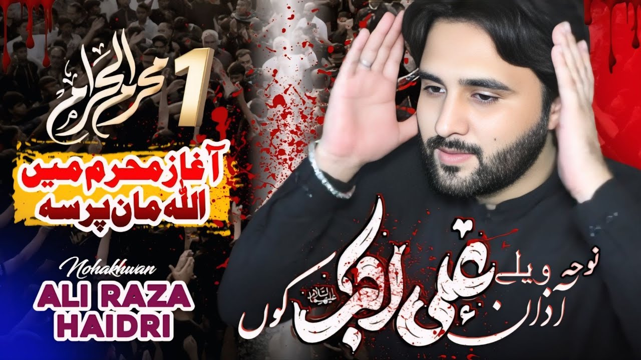 Noha || Azan wala Ali Akbar koun || Ali Raza Haidri || Noha 2025