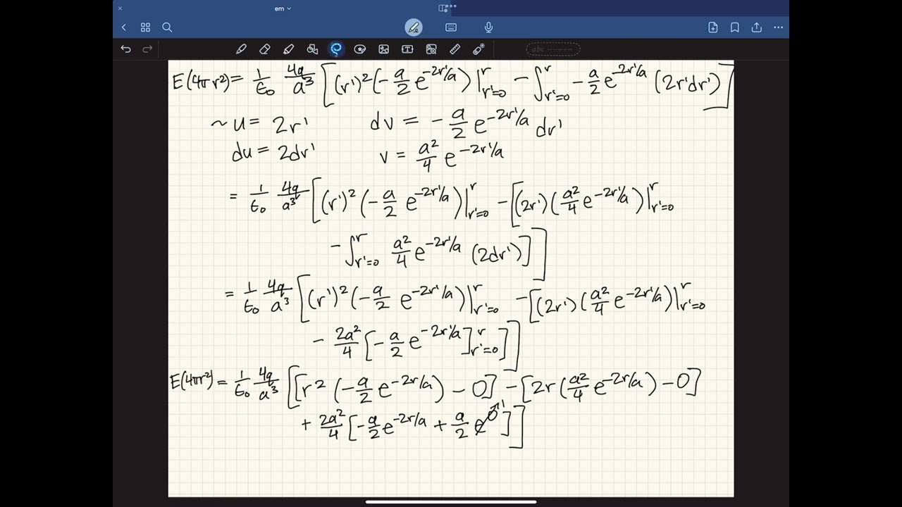 Griffith E&M Problem 4.2 Solution (By Angelica S  Whisnant)