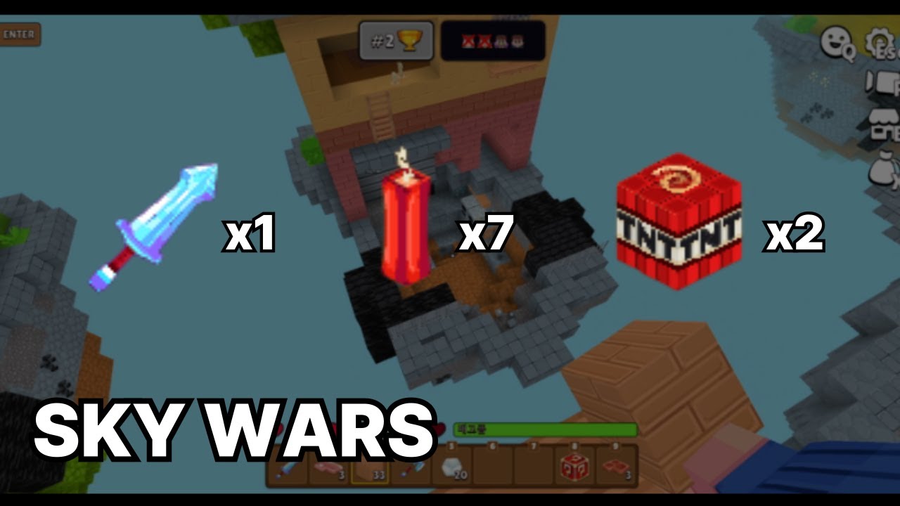 Resources used to kill just one person in sky wars (minefun.io) #22