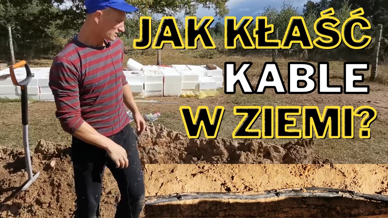 Zrób to sam! - JAK POŁOŻYĆ KABLE W ZIEMI NA ZEWNĄTRZ❓❗
