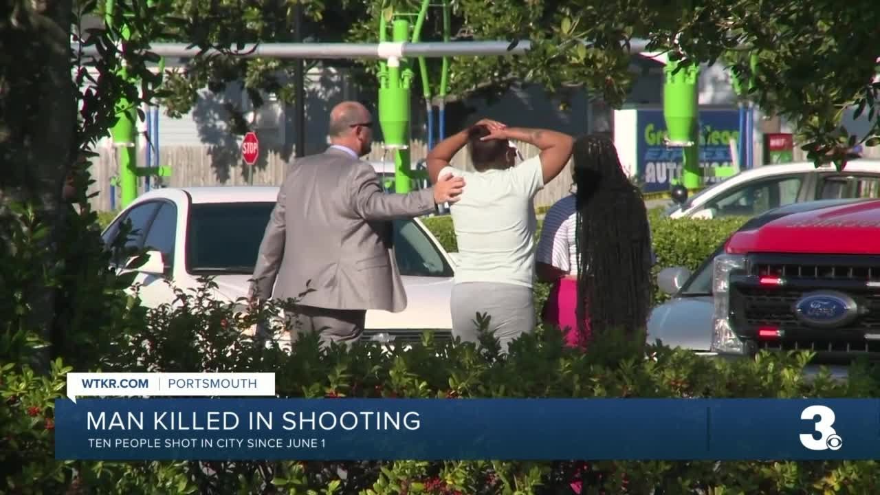 Man killed in shooting at Portsmouth shopping center