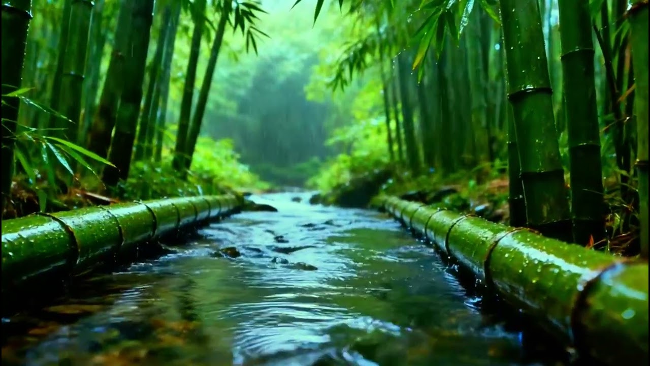 Gentle Rain & Forest Stream for Deep Sleep | Relaxing Nature Sounds (No Music)