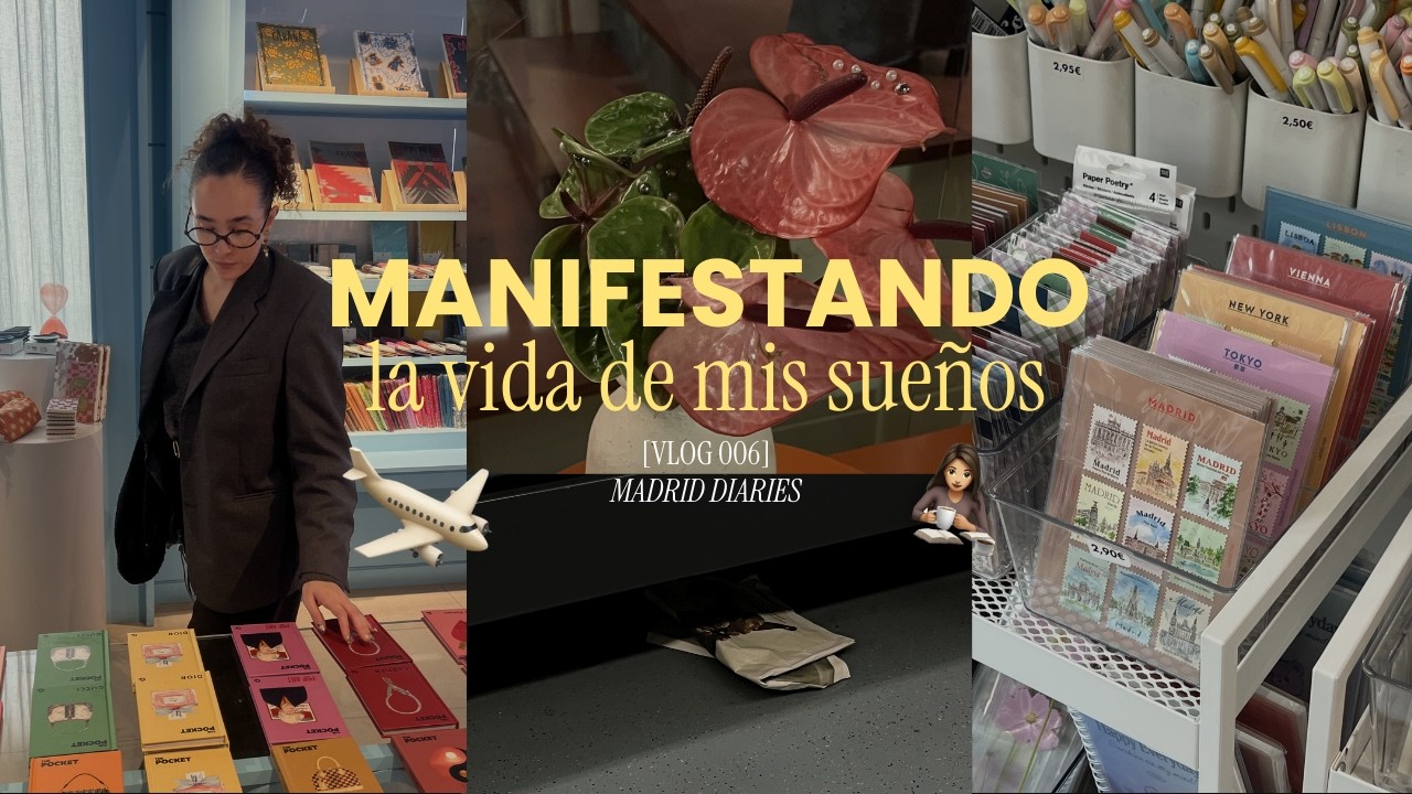 vlog 006 - unos días en madrid, un evento chulísimo, mis amigas y muuuuucha comida🙂‍↕️