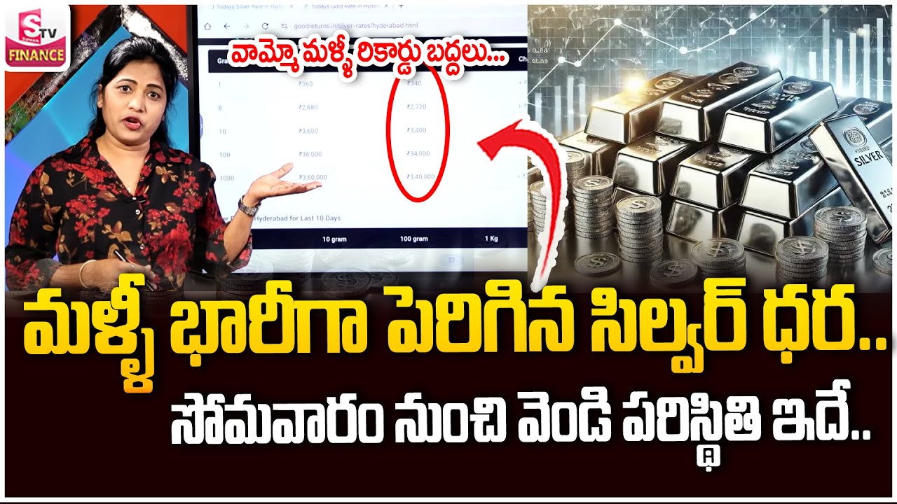 Silver Rate Today 2026 | Silver Investment for Long Term | How to Invest in silver | SumanTV Naveena