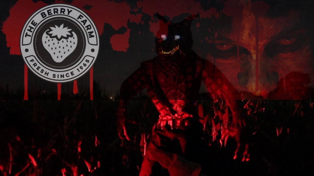 NIGHTMARE IN THE REDLAND! The Berry Farm Haunted Hayride & Corn Maze 2022