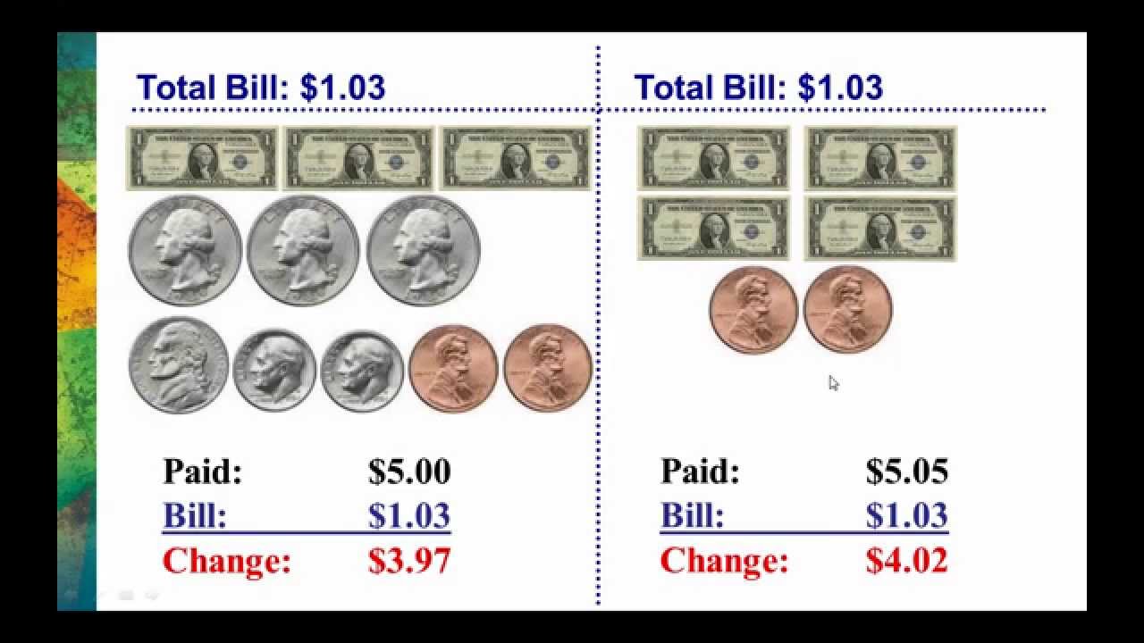 Making Change with Odd Amounts of Money