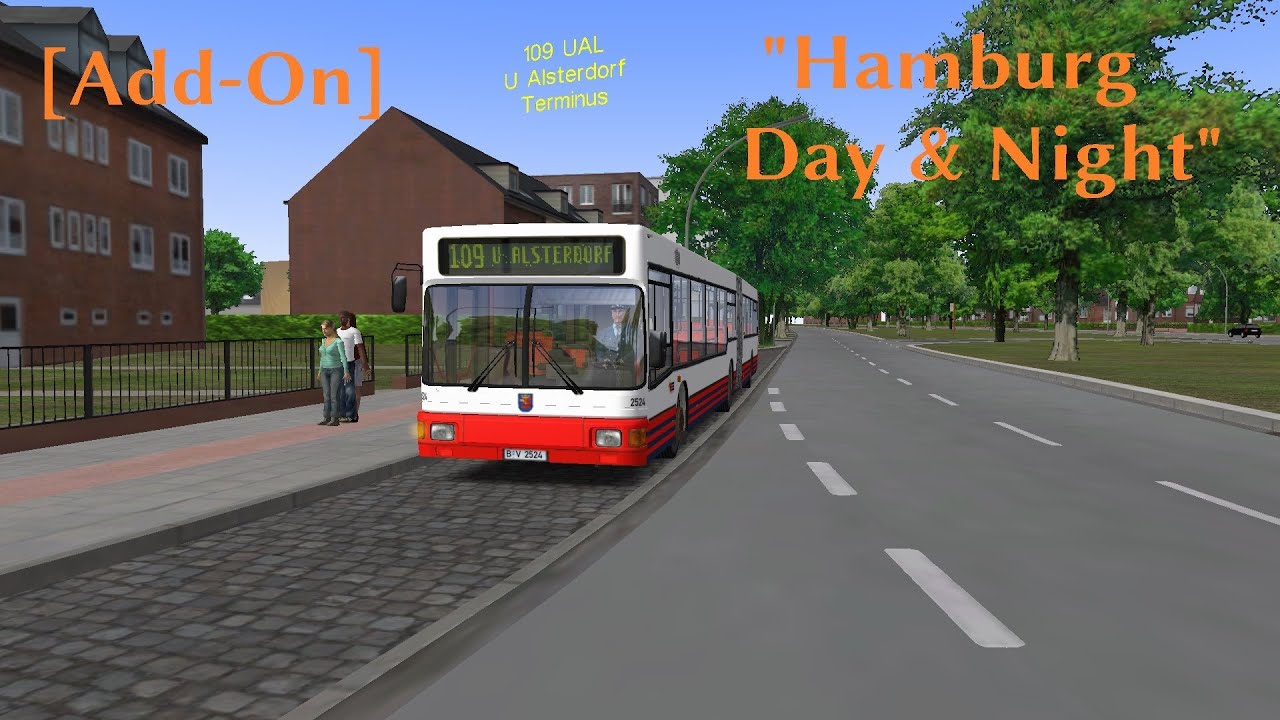 OMSI 2 Hamburg - Day & Night (Маршрут 109)
