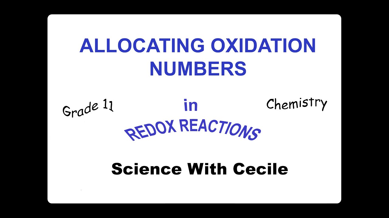 Introduction to Oxidation Numbers