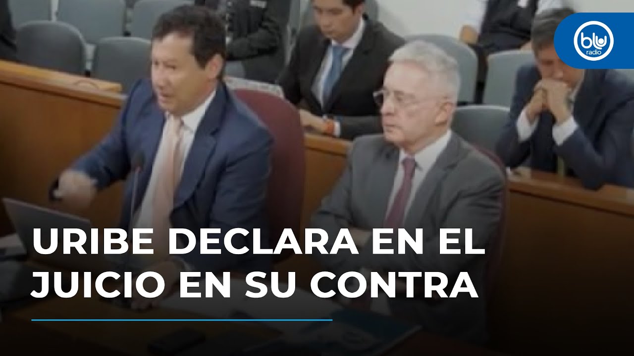 EN VIVO | Habla Álvaro Uribe: declara en juicio en su contra