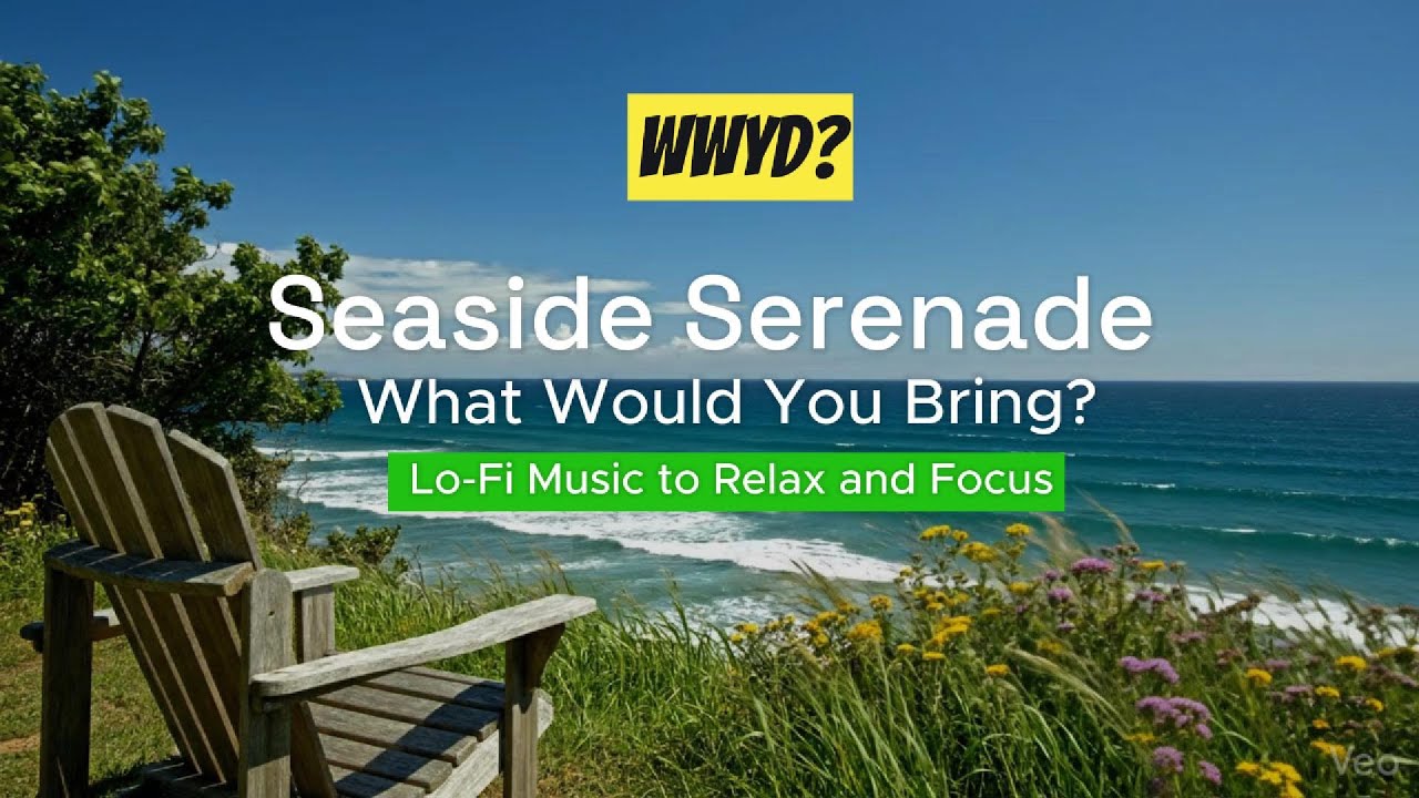 Relaxing Oceanside Vibes 🌊 Lofi Music & Soft Ocean Sounds (Study/Relax)