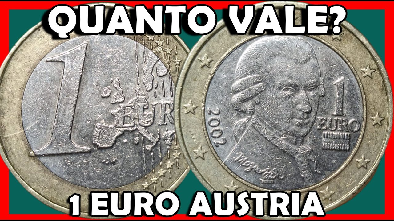 1 Euro Mozart Austria - Quanto Vale la Moneta? E' una Moneta Rara? Qual è il Valore?