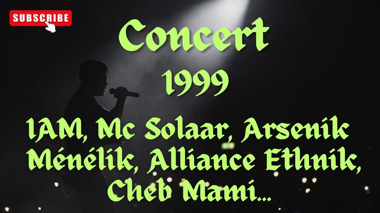 Concert Hip Hop Français 1999 - Marseille - M6 - (VHS RIP) Complet 1h40 - IAM, Cheb Mami, Mc Solaar