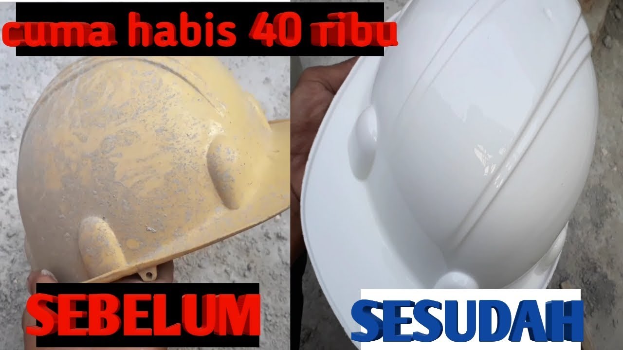 Helm proyek di cat ulang// pakai pilox