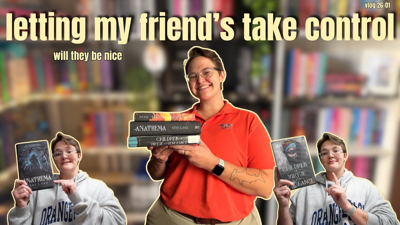 reading vlog | friends choose my reads