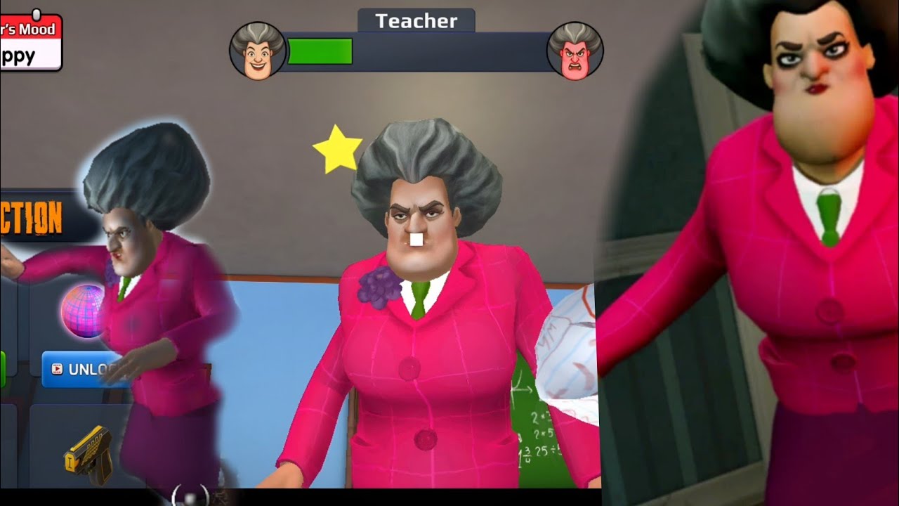 Scary teacher gone wrong ❌🤡