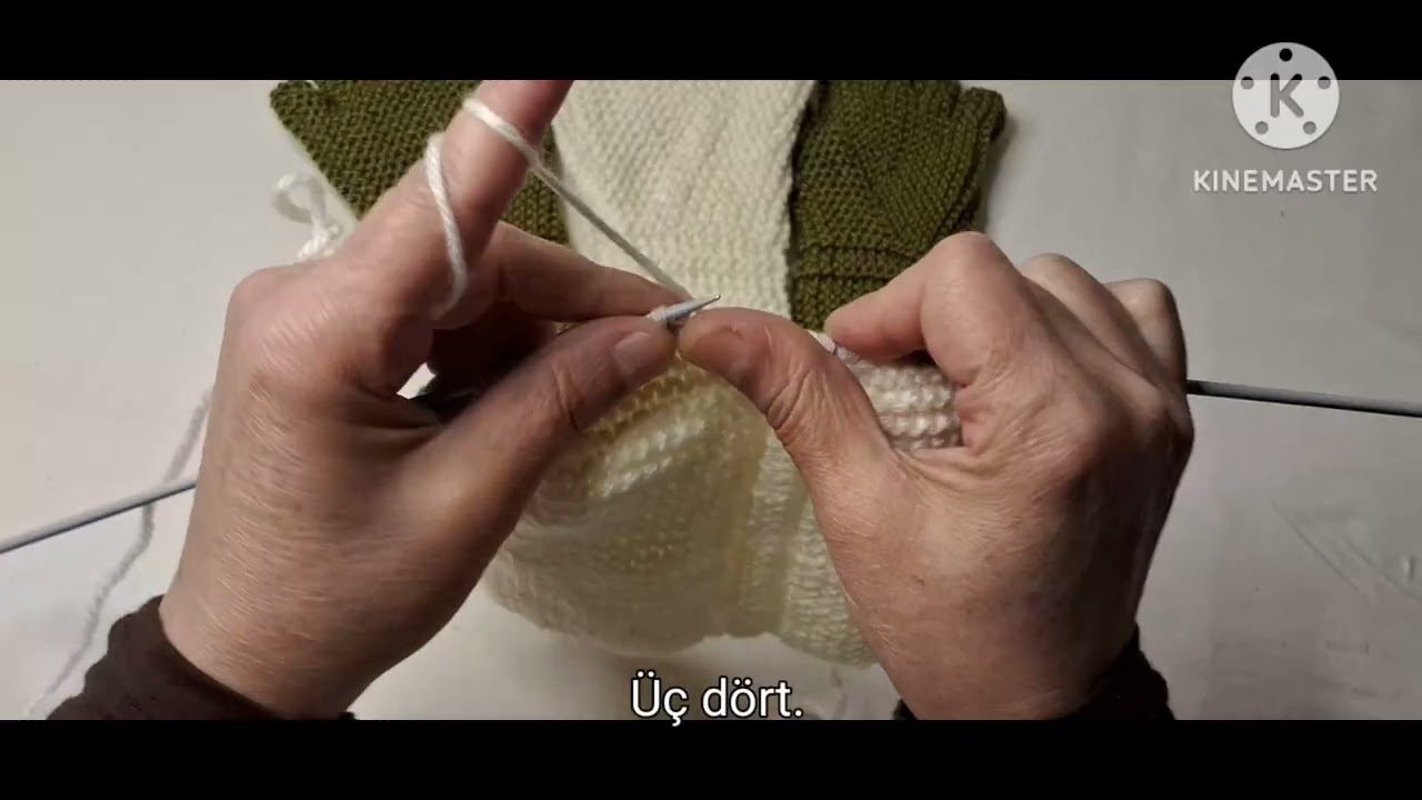 Çocuk için yarım parmak eldiven yapılışı 