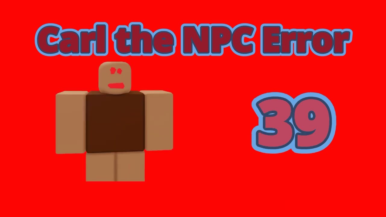 Ошибка NPC Карла 8 (Плохая концовка) | Серия ошибок NPC Карла 
