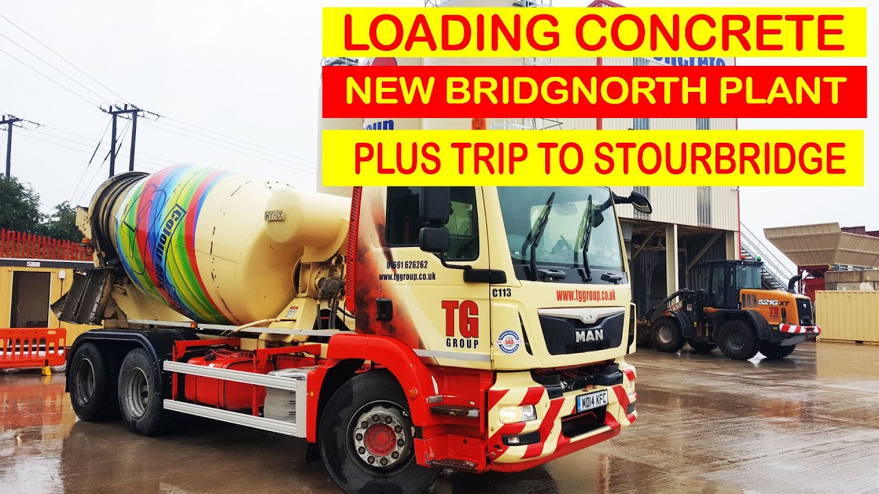 Concrete Mixer Truck Bridgnorth to Stourbridge British Trucking