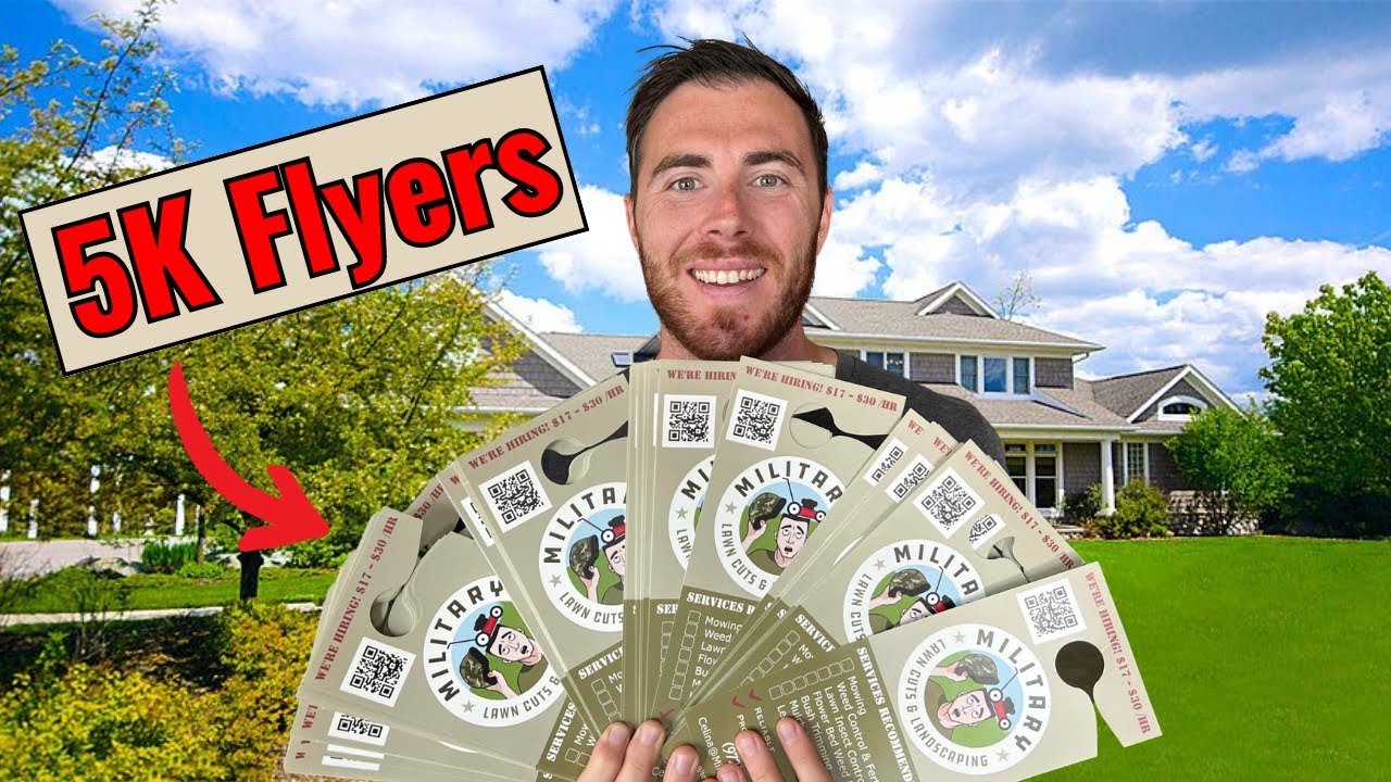 I Ordered $5,000 Flyers to Grow My Lawn Care Business