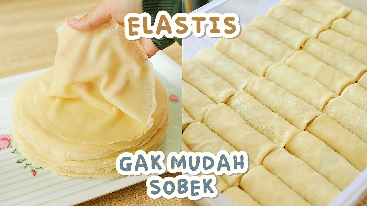 Nyari Resep KULIT RISOLES EKONOMIS Lembut, Lentur, Nggak Mudah Sobek?? Coba ini!!