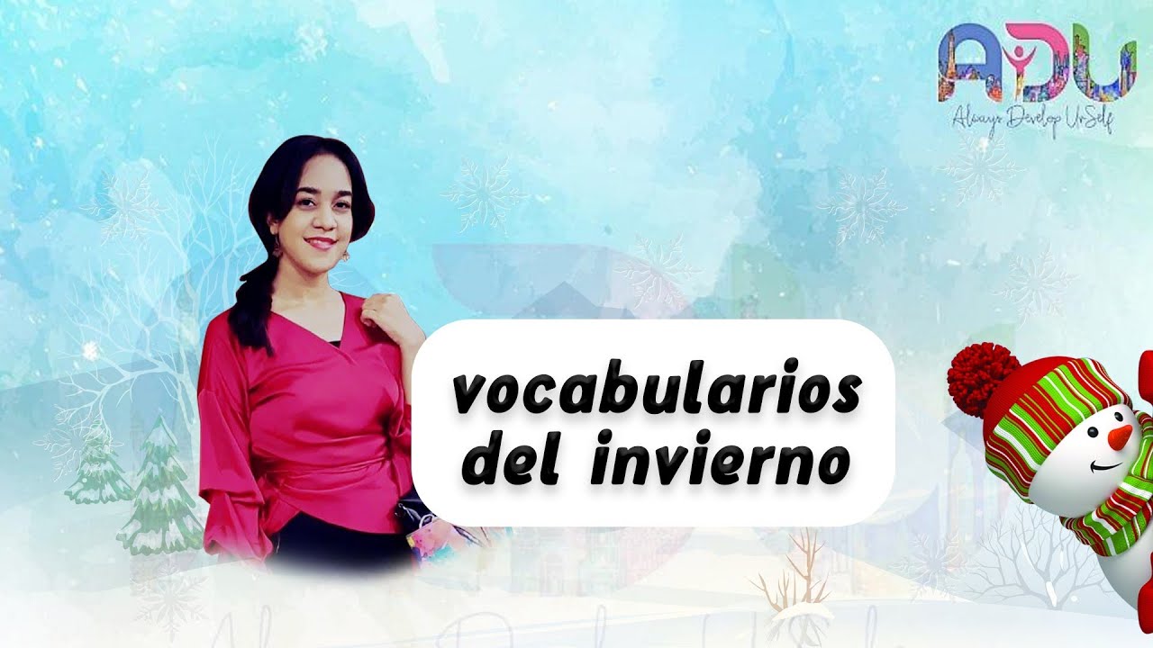 Vocabulario del invierno en Español مفردات الشتاء بالأسبانية