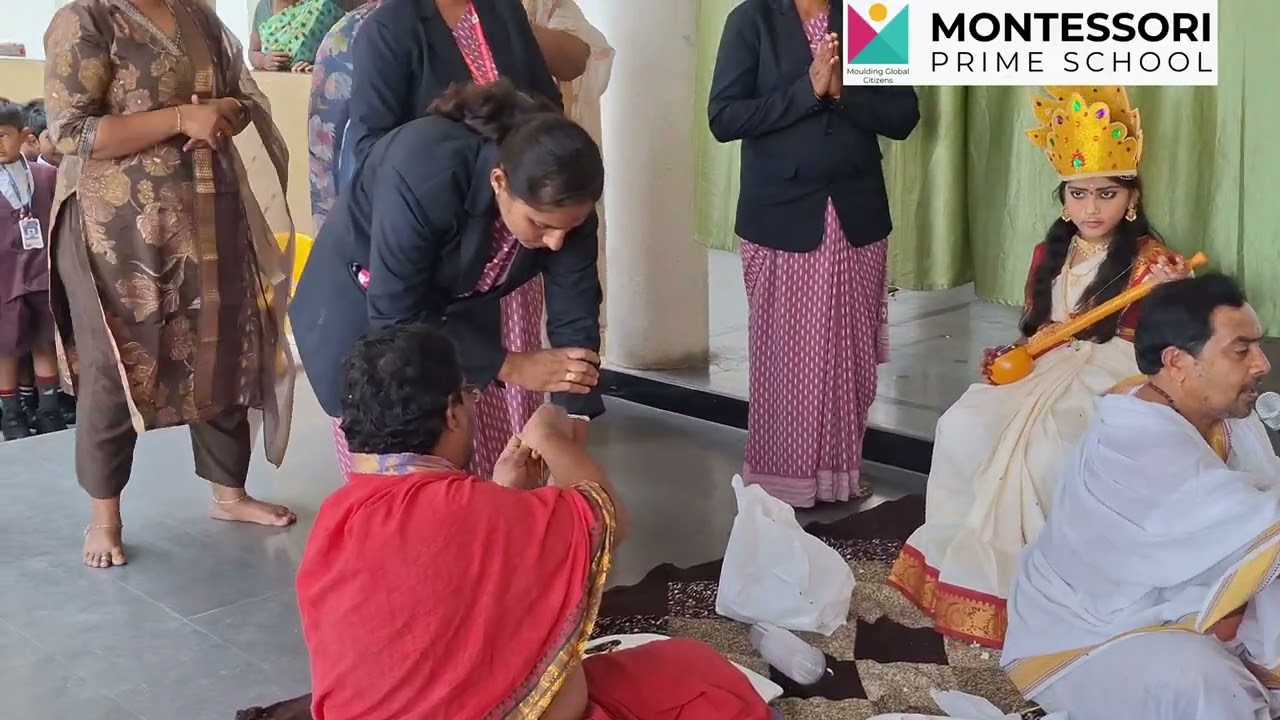 Vasantha Panchami Celebration | Montessori Prime School, Kodada