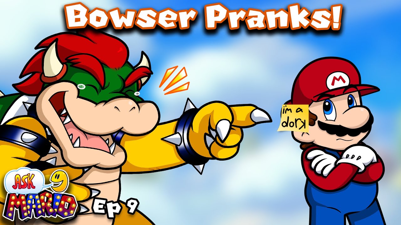 🤣Bowser Pranks Mario!🍄Ask Mario⭐️Ep. 9