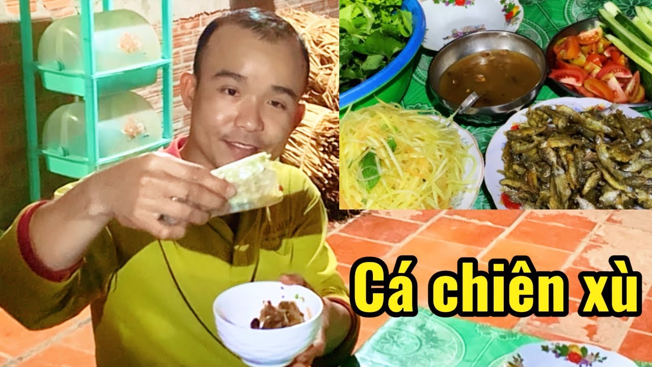 Giăng Lưới Cá Lòng Tong Trúng Đậm | Cá Chiên Xù Cuốn Bánh Tráng Món Quê Khó Cưỡng