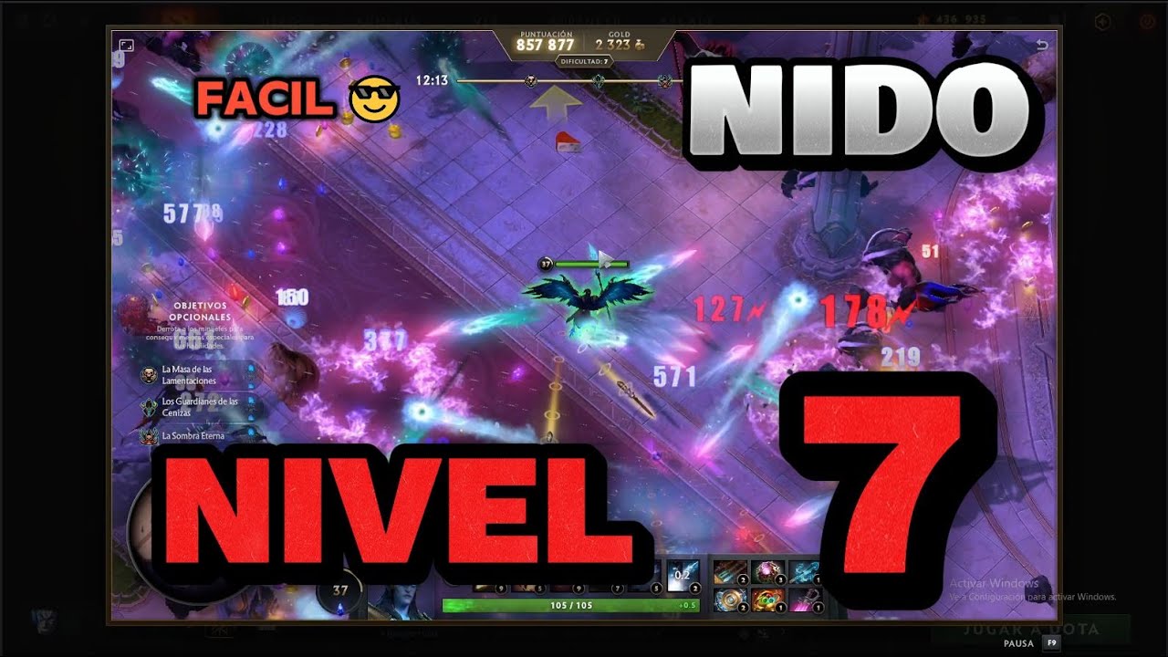 🟣Nido de Espinas NIVEL 7 (COMPLETO EXPLICADISIMO) CROWNFALL👑