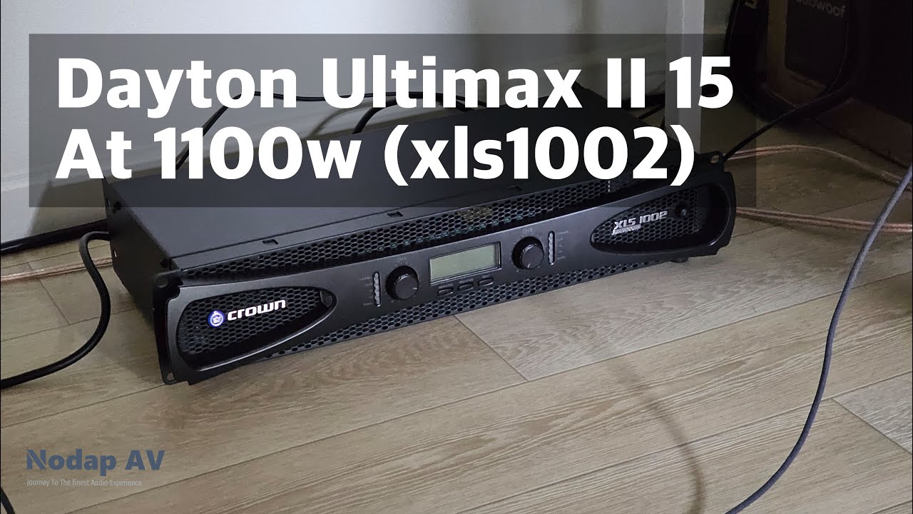 Dayton Ultimax II 15 (At 1100w)