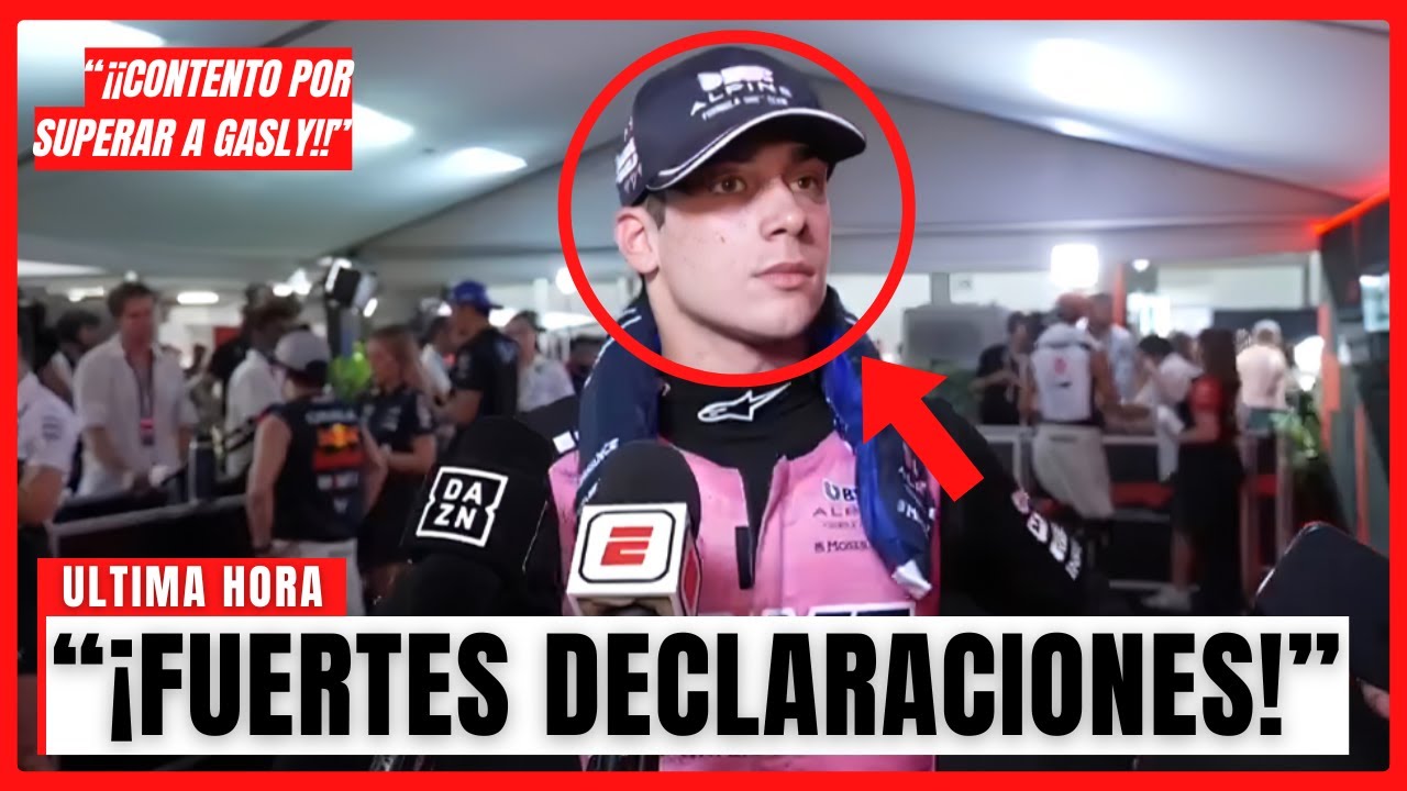 ¡IMPACTANTES DECLARACIONES DE COLAPINTO POST CARRERA EN SINGAPUR!