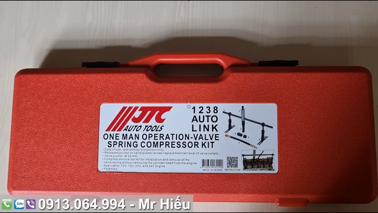 Bộ dụng cụ tháo lò xo xupap JTC 1238