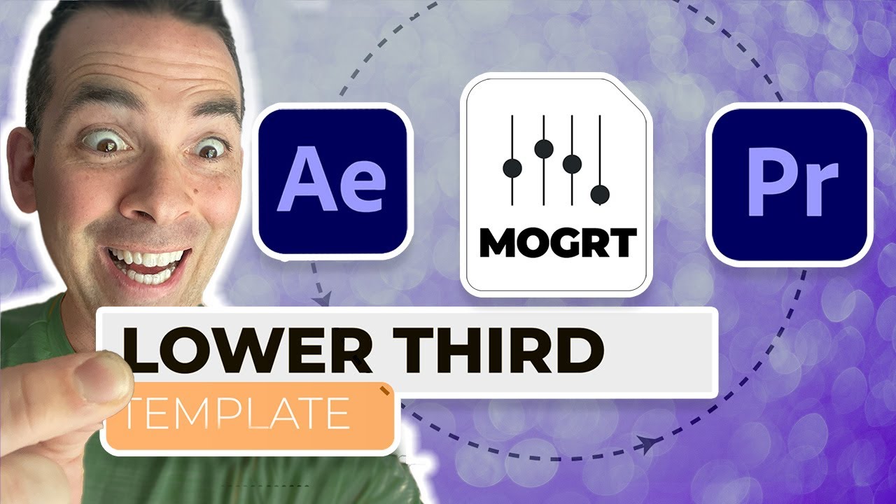 Создание потрясающих шаблонов нижней титров MOGRT в After Effects