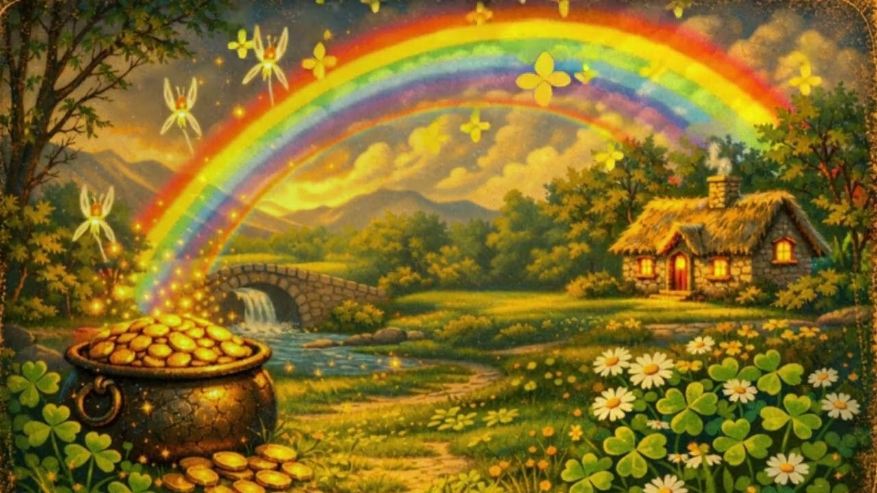 Calming Instrumental Background Music 🍀 Vintage St. Patrick’s Day Ambience to Work, Study or Relax