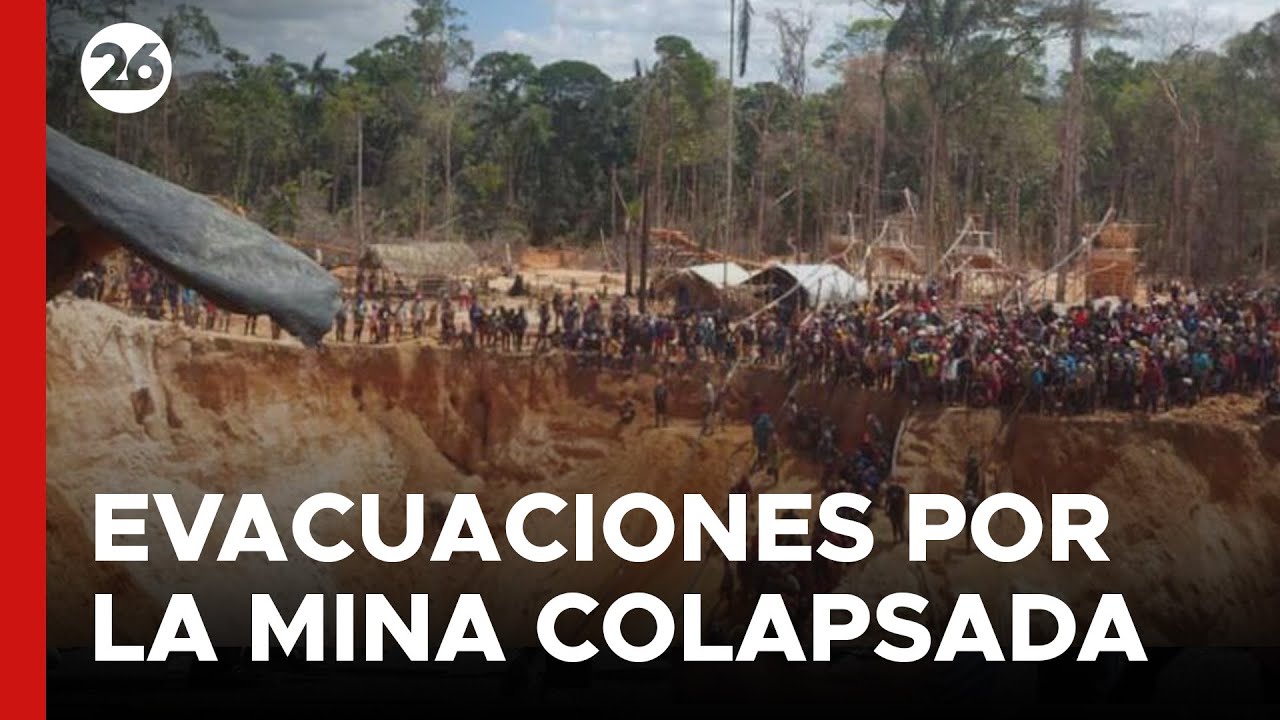 VENEZUELA | Son 864 las personas evacuadas por la mina colapsada