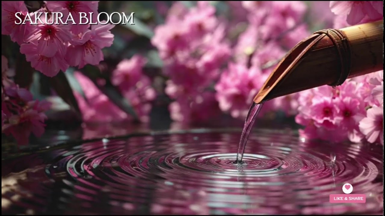 🔴 日本の静寂 – 桜ブルーム 癒しのアンビエントサウンドとキャンドルの光