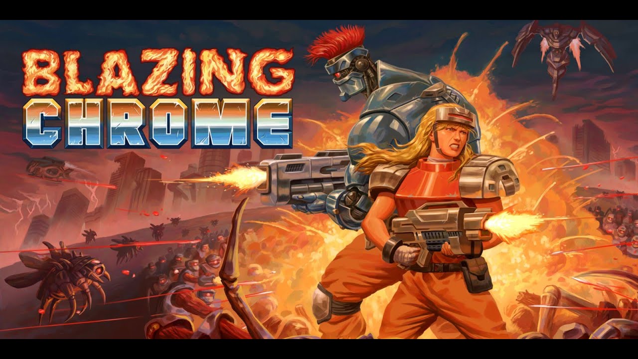 Blazing Chrome Hardcore Difficulty Speedrun (21min08sec) WORLD RECORD