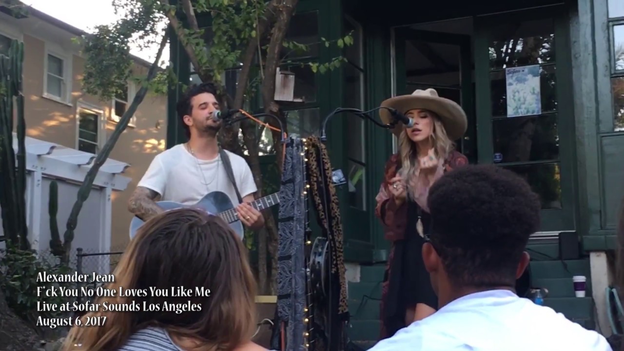 Alexander Jean - F*ck You No One Loves You Like Me (Live at SofarSoundsLA on 08-06-2017)