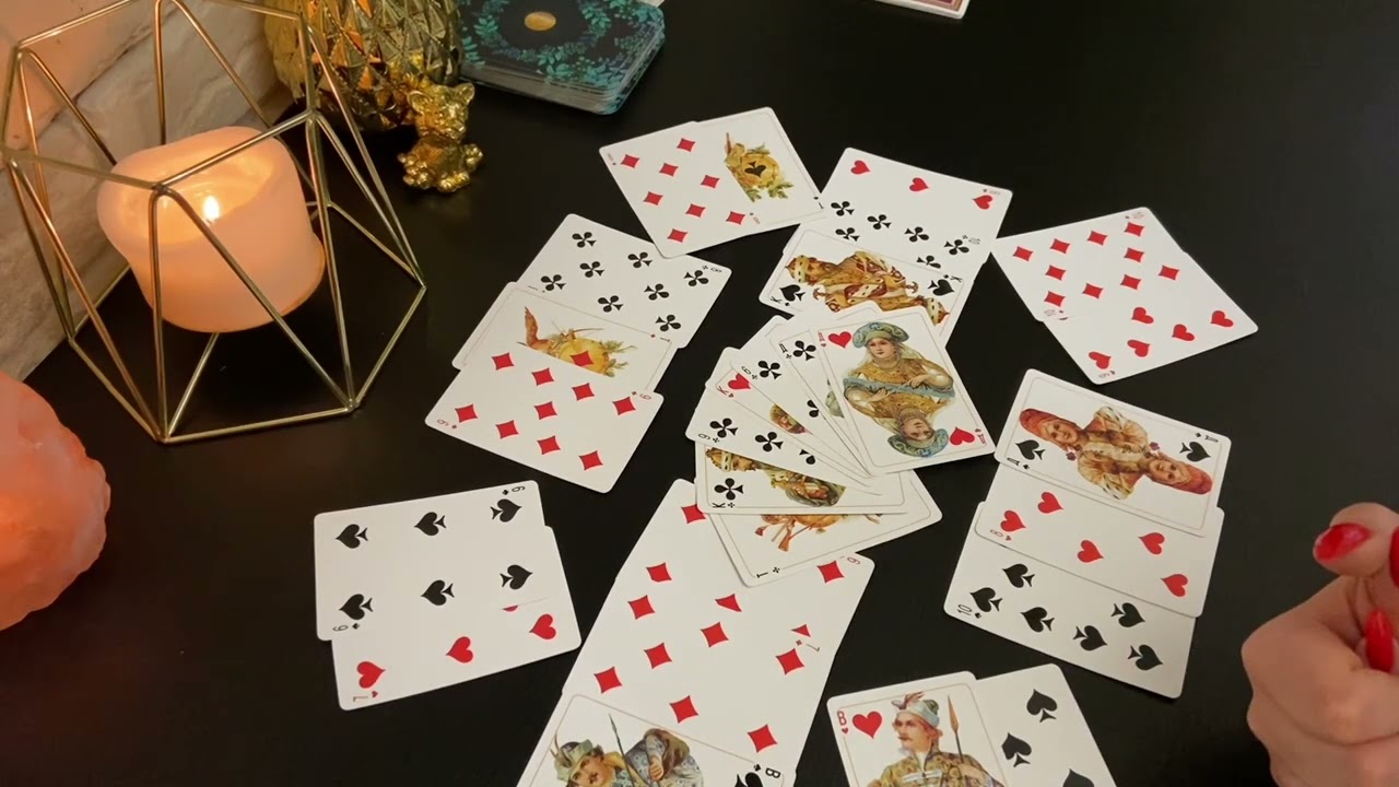 ЧТО СЕЙЧАС С НИМ ПРОИСХОДИТ. ♣️♥️ ГАДАЕМ НА КРЕСТОВОГО КОРОЛЯ.🔥💯 Гадание на игральных картах.