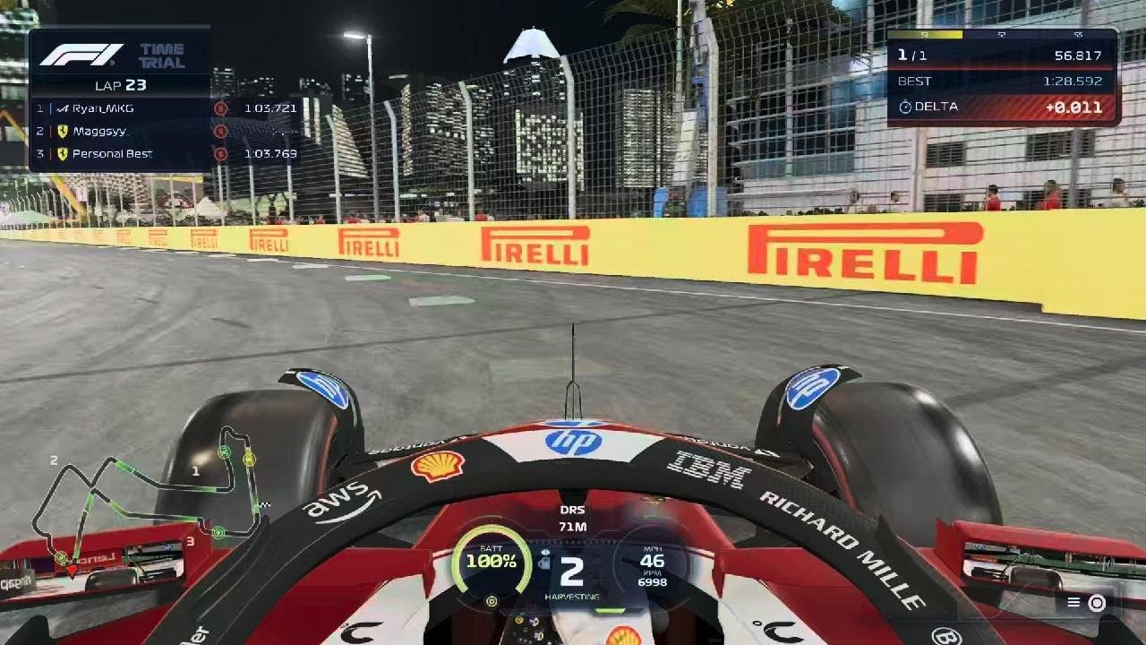 F1 25 - Singapore Hotlap (1:28.468) - Top 1k