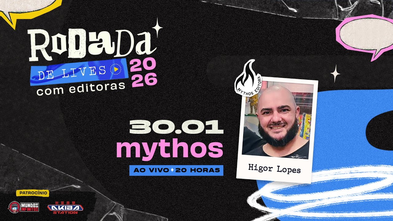 RODADA DE LIVES 2026 | Mythos Editora 🤩 Atualizações e NOVIDADE!