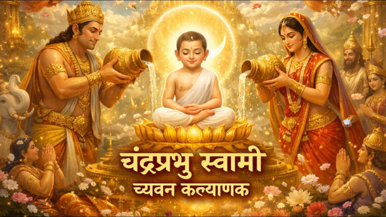 Original #चन्द्रप्रभु भगवान च्यवन कल्याणक | दिव्य अवतरण कथा | भावपूर्ण जैन भजन Iअद्भुत जैन भक्ति गीत