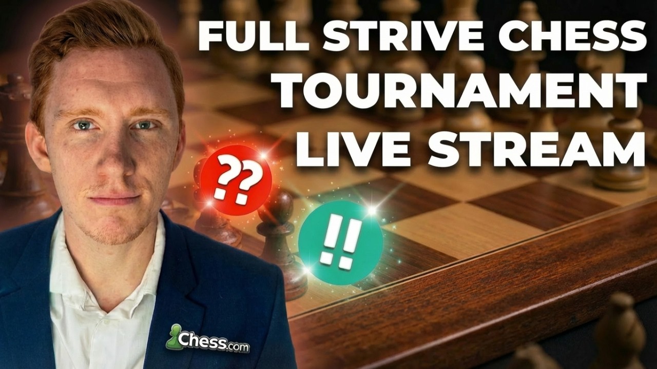 INSANE Return of The Full Strive Chess Tournament Live Stream Broadcast