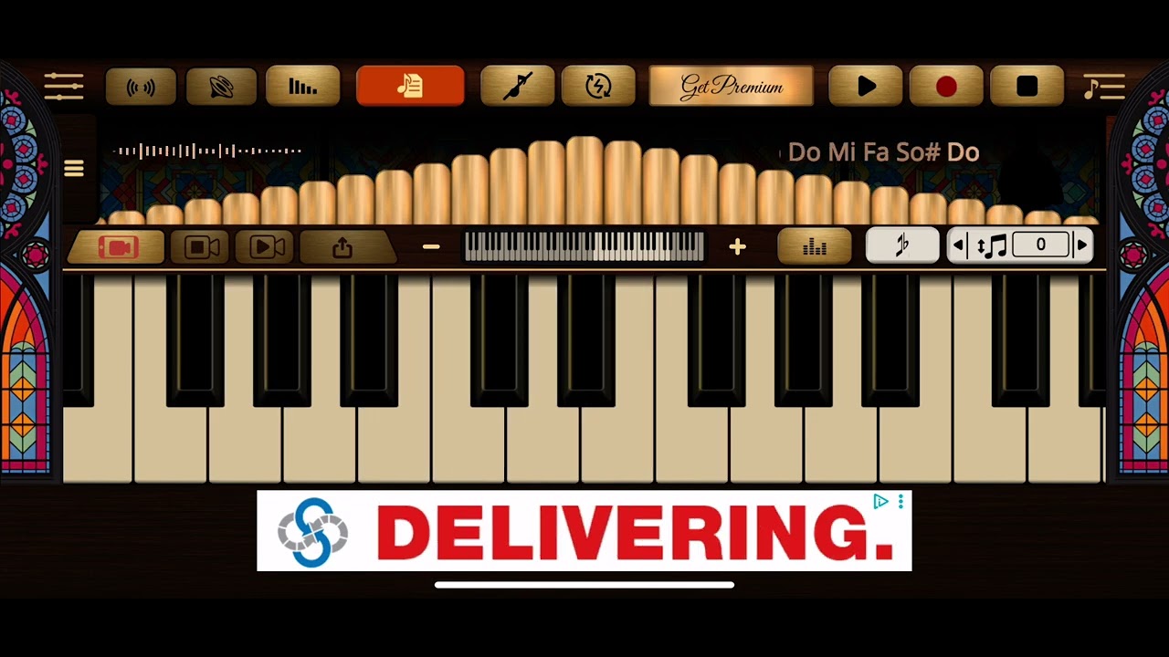 Hockey Organ Music on a pipe organ 