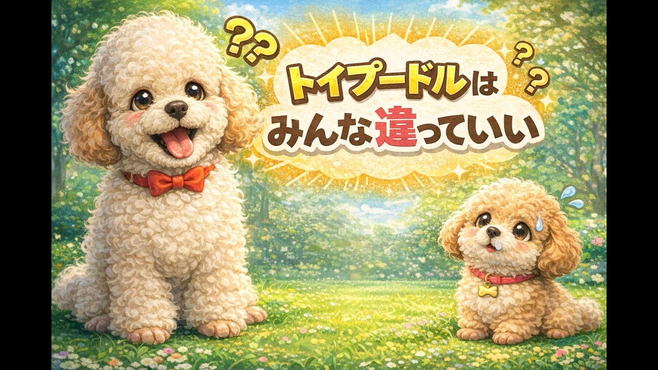 トイプードルの大きさに正解はありません